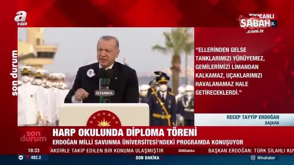 Son dakika! Başkan Erdoğan'dan kritik açıklamalar: Artık İHA'larımız, SİHA'larımız var, kapılarda dilenci değiliz | Video