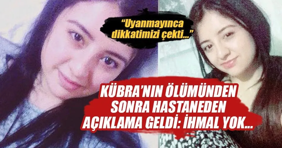 burun ameliyati olan kubra nin olumu