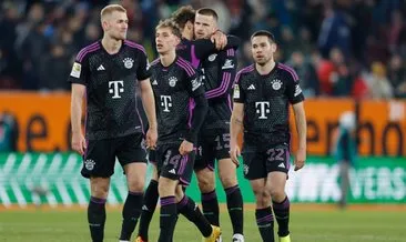 Bundesliga’da Bayern Münih, deplasmanda Augsburg’u 3-2 yendi