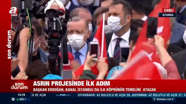 SON DAKİKA: Cumhurbaşkanı Erdoğan'a vatandaşlardan sevgi seli...