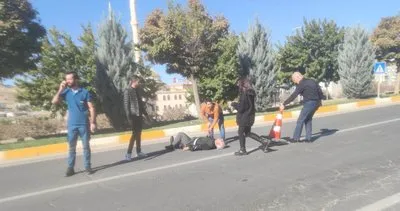 Şanlıurfa’da otomobil yayaya çarptı #sanliurfa