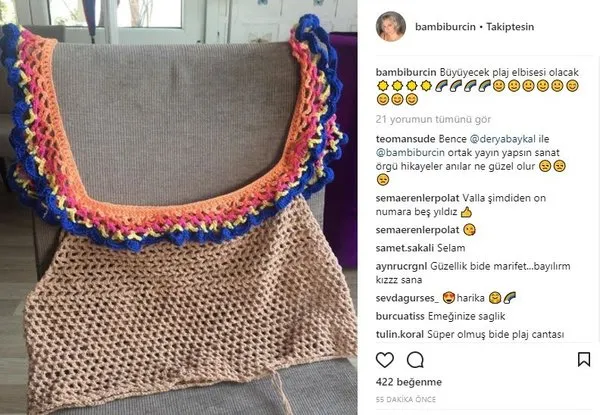 Ünlü isimlerin Instagram paylaşımları (05.04.2018) (Aslı İzmirli)