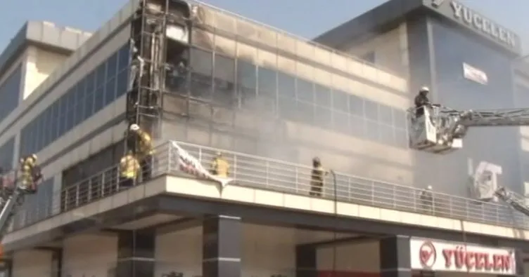 Son Dakika Haberi: Başakşehir’de iş merkezinde yangın paniği!
