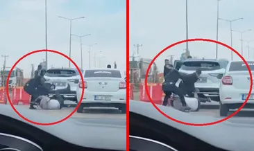 Diyarbakır'da yol verme tartışması kanlı bitti! 3 sürücünün birbirine girdiği anlar kameraya yansıdı #mardin