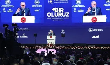 Son dakika: Başkan Erdoğan: Şehirlerimizi yeniden ayağa kaldırıyoruz #adiyaman