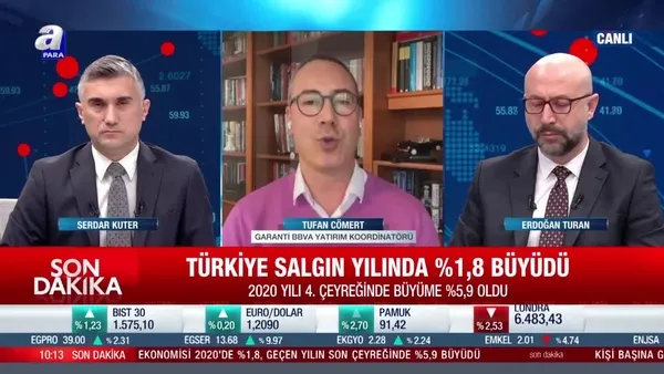 Tufan Cömert: 2. çeyrekte çok güçlü bir çift haneli büyüme göreceğiz