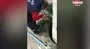 Köpek yavrusunu itfaiye kurtardı | Video