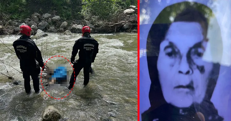 Samsun’da ırmakta cesedi bulunmuştu: Yaşlı kadın çalıya takılıp düşmüş!