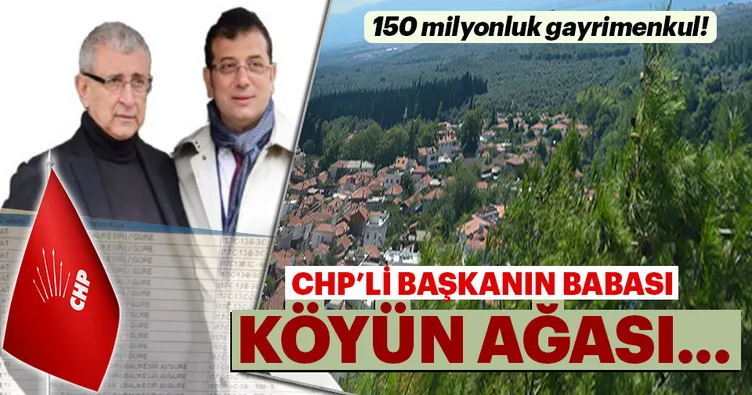 CHP’li başkanın babası köyün ağası...