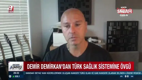 ABD'de yaşayan ünlü şarkıcı Demir Demirkan'dan Türk sağlık sistemine övgü | Video
