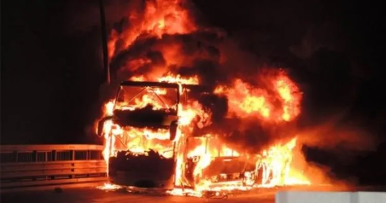 Mısır’da otobüste yangın çıktı: 8 ölü