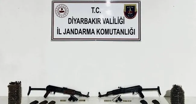 Lice kırsalında mühimmat ele geçirildi