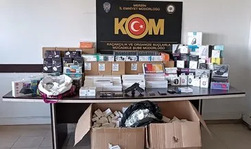 Tarsus'ta gümrük kaçağı telefon operasyonu #mersin