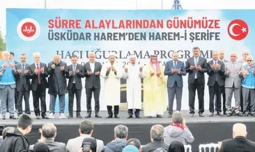 Hacı adayları dualarla uğurlandı