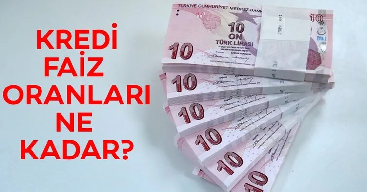 Kredi faiz oranları ne kadar? 2019 Ziraat Bankası, Garanti Bankası, Halkbank kredi faiz oranları...