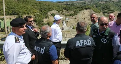 Amasya’da heyelan, hidroelektrik tesisi zarar gördü #amasya