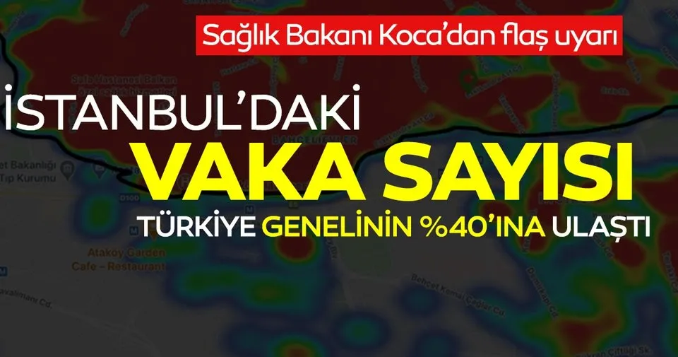 Son dakika: Sağlık Bakanı Fahrettin Koca'dan İstanbul için koronavirüs uyarısı! Türkiye genelinin %40'ına eşit