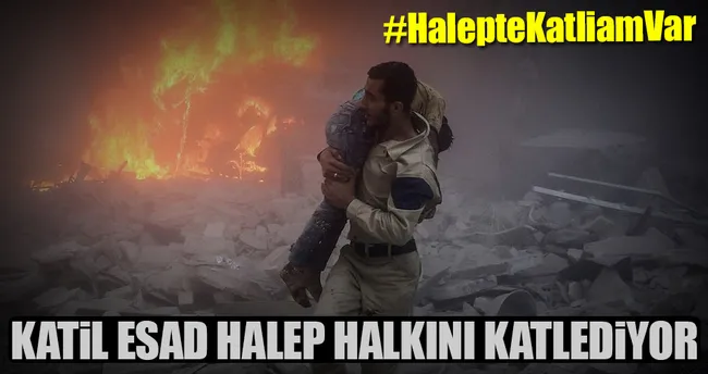 Halep’te katliam var