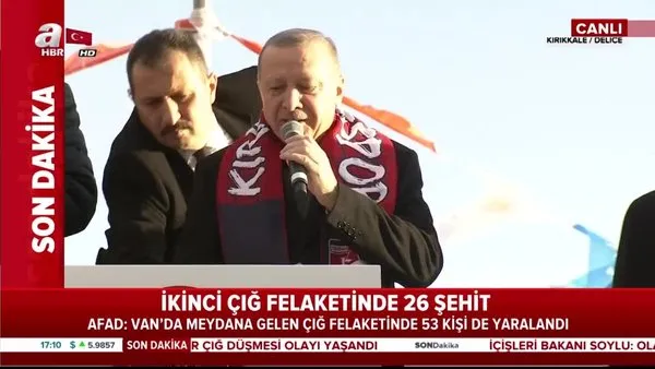Başkan Erdoğan'dan Kırıkkale Delice'de önemli açıklamalar