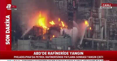 ABD’de 150 yıllık rafineride yangın