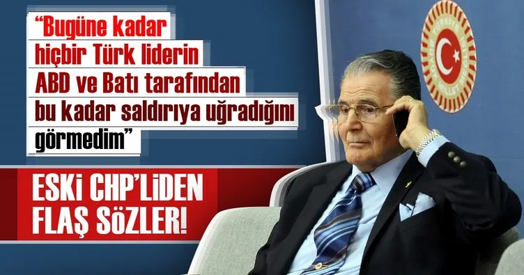 Eski CHP milletvekili Şükrü Elekdağ’dan flaş sözler!