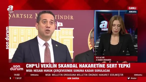 MSB'den CHP'li vekilin skandal sözlerine sert cevap: Bunun hesabı sorulacak | Video