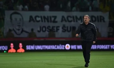 Alanyaspor - Konyaspor maçında Josef Sural anıldı