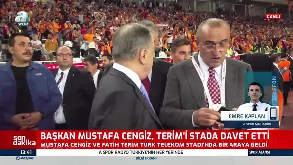 Galatasaray Başkanı Mustafa Cengiz'le Galatasaray Teknik Direktörü Terim'in toplantısından flaş detaylar | Video