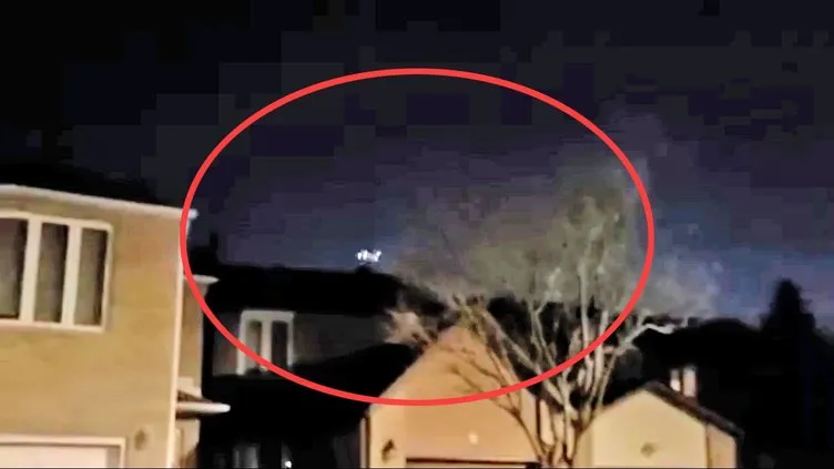 Kanada'da UFO heyecanı! Görüntüler sosyal medyada olay oldu