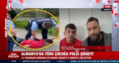 Almanya’da Türk çocuğa polis şiddeti!