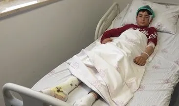 12 yaşındaki Kemal, pitbull saldırısı sonucu yaralandı