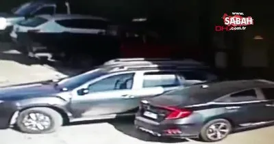 İzmir’de otomobilden 150 bin liranın çalındığı anlar güvenlik kamerasında | Video