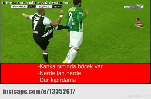 Bursaspor - Beşiktaş maçı capsleri