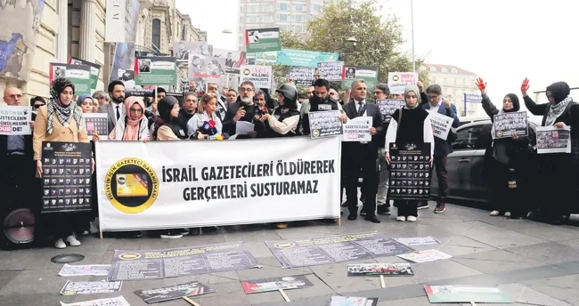 ‘İsrail gazetecileri öldürerek gerçekleri susturamaz’ ‘İsrail gazetecileri öldürerek gerçekleri susturamaz’