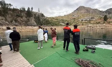 Baraj gölünde kaybolan İrlandalı turist'in suya giriş görüntüleri ortaya çıktı #antalya