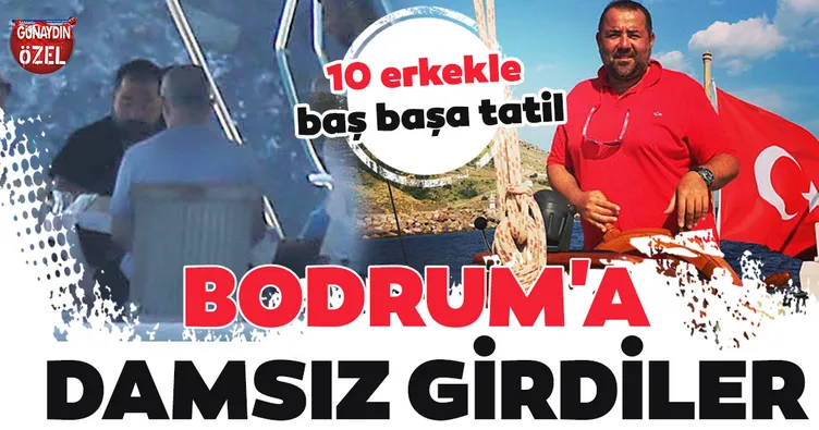 10 erkekle baş başa tatil