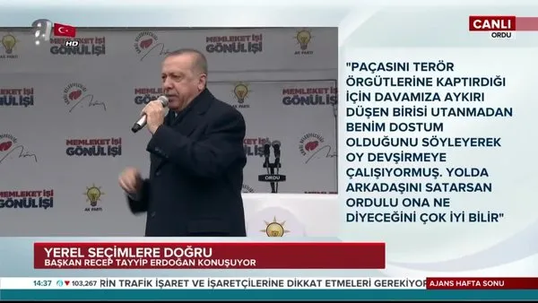 Cumhurbaşkanı Erdoğan'dan İdris Naim Şahin'e sert sözler: Taklacı, sen kimsin ya!
