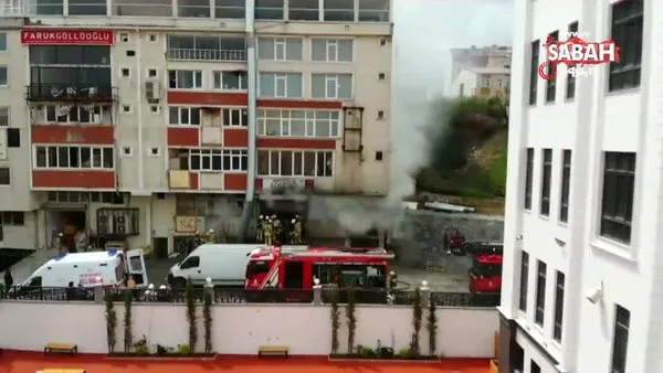 Çalışmaları izleyen arkadaşları gözyaşlarına boğuldu. Arnavutköy’de feci yangın: 4 ölü | Video
