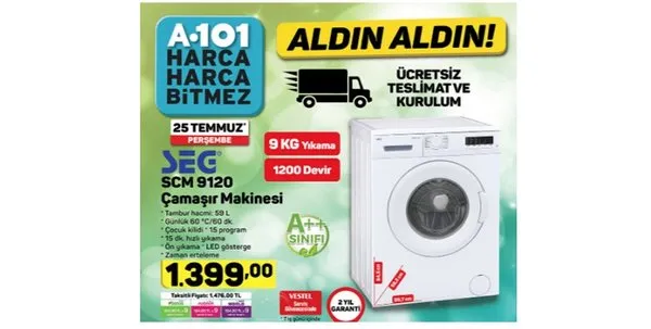 A101 aktüel ürünler listesi sürpriz ürünler burada! 25 Temmuz A101 kataloğu TAM LİSTE