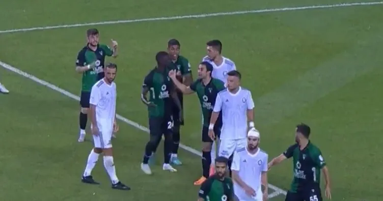 Kocaelispor-Altay maçında Luis Suarez vakası! Fofana rakibini ısırdı...