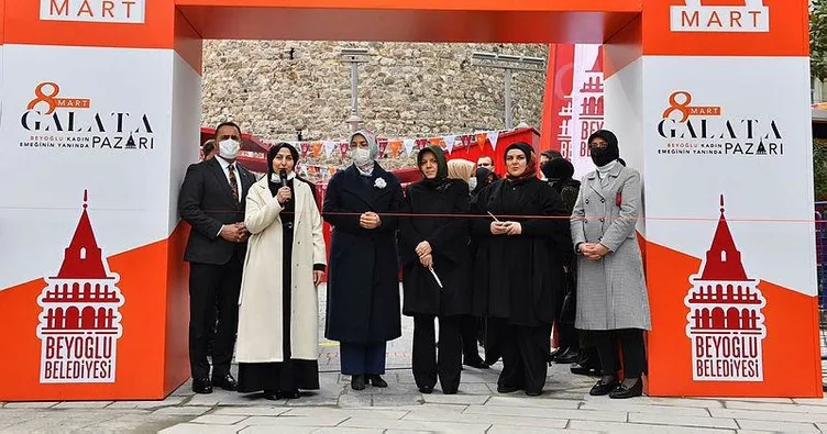 Kadınların el emeği Galata Pazarı’nda