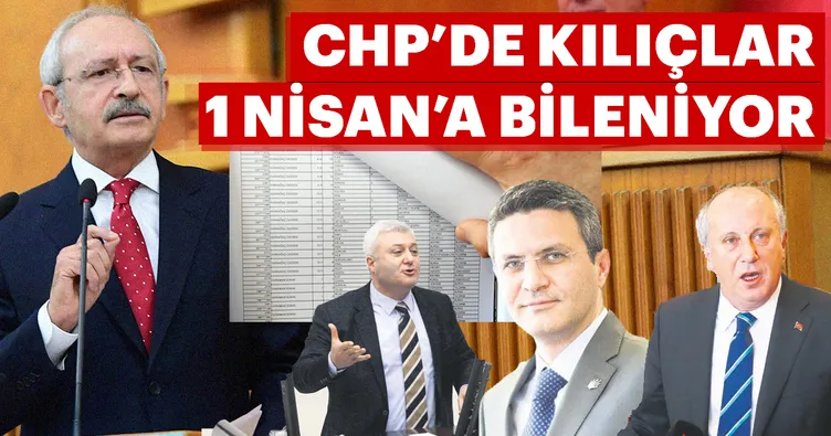 CHP’de kılıçlar 1 Nisan’a bileniyor