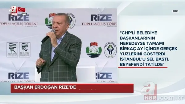 Son dakika: Başkan Erdoğan müjdeyi Rize'de verdi: 1,5 yıl içerisinde hizmete alınacak