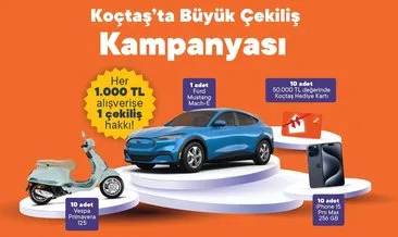 Koçtaş’tan büyük çekiliş kampanyası