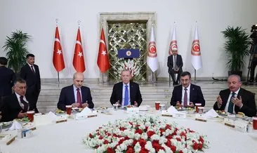 Başkan Erdoğan TBMM’de iftar programına katıldı