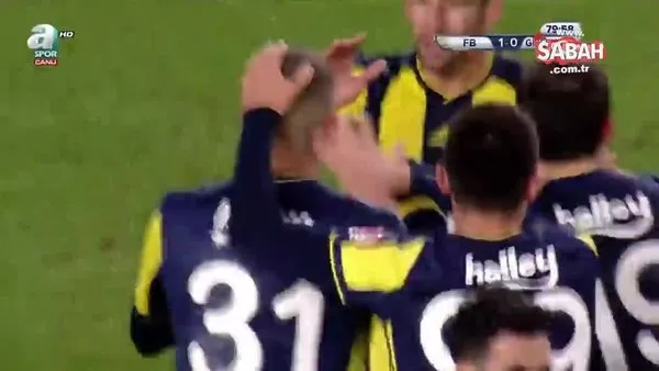 İşte İslam Slimani'nin Fenerbahçe'yi öne geçiren golü