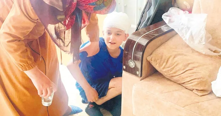 Tunahan iyileşti ama eve kapandı