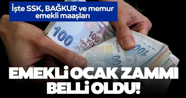Son Dakika Haberi Ssk Bagkur Ve Memur Emekli Maaslari 2021 Ocak Zammi Belli Oldu En Dusuk Ve En Yuksek Emekli Maas Zammi Ne Kadar Oldu Son Dakika Haberler