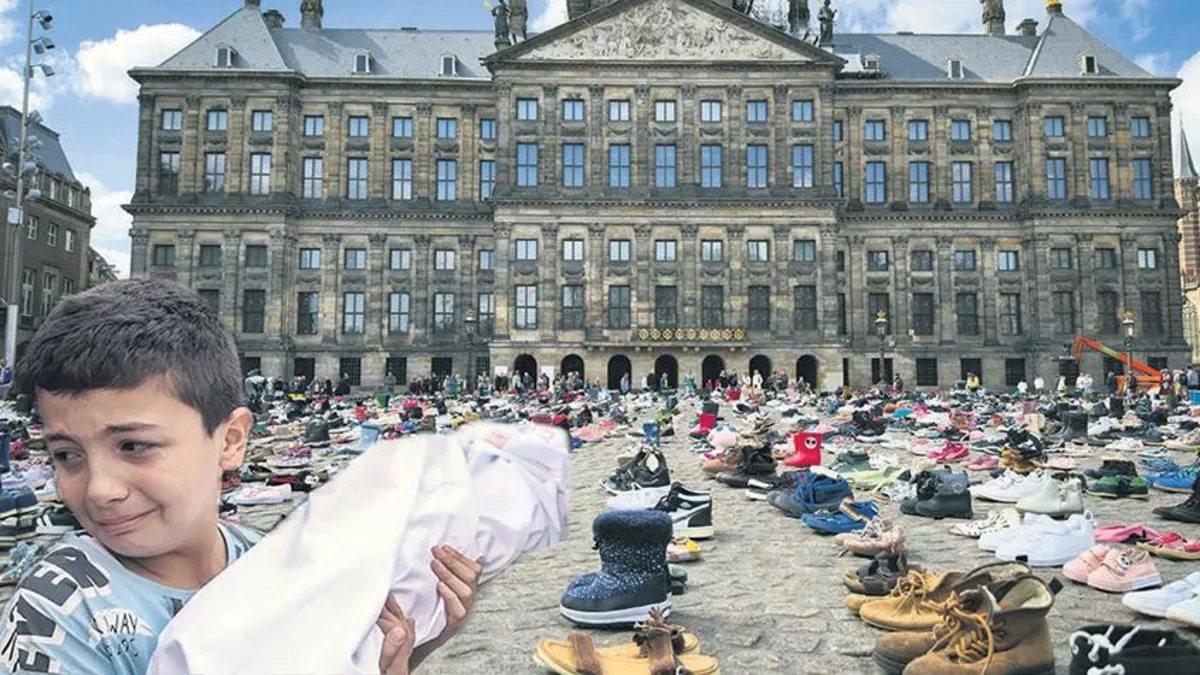 Katledilen 21 bin Gazzeli çocuk için...