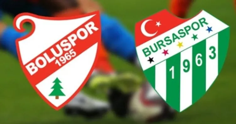 Boluspor ile Bursaspor karşılaşıyor! Maçın canlı anlatımı için tıklayın